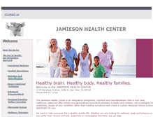Tablet Screenshot of jamiesonhealthcenter.com